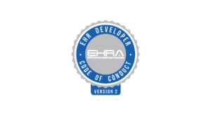 EHRA Developer Code of Conduct seal received by EndoSoft.
